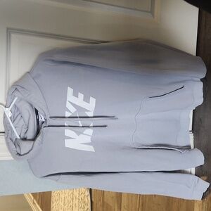 Gray mens XL sweatshirt, nike